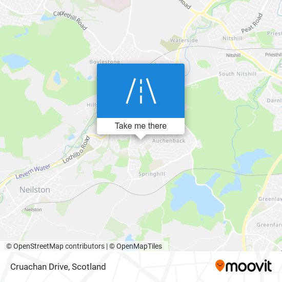 Cruachan Drive map