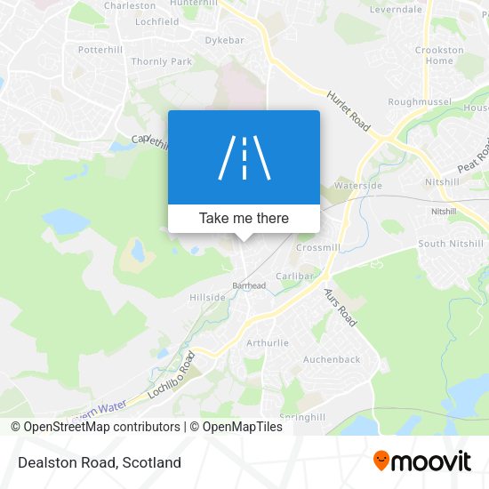 Dealston Road map