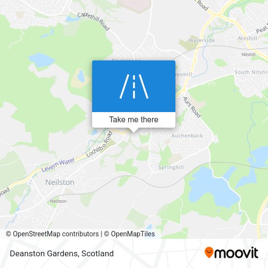 Deanston Gardens map