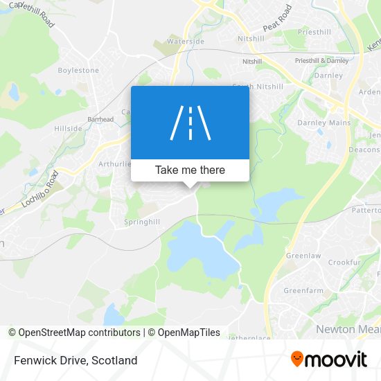 Fenwick Drive map