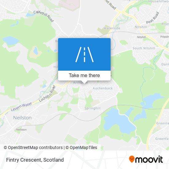 Fintry Crescent map