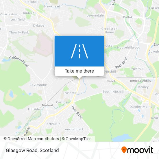 Glasgow Road map