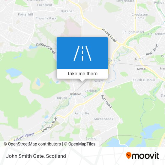 John Smith Gate map