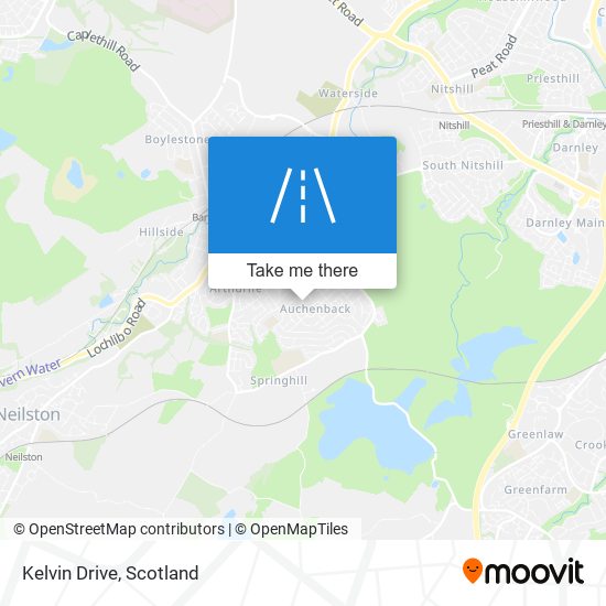 Kelvin Drive map