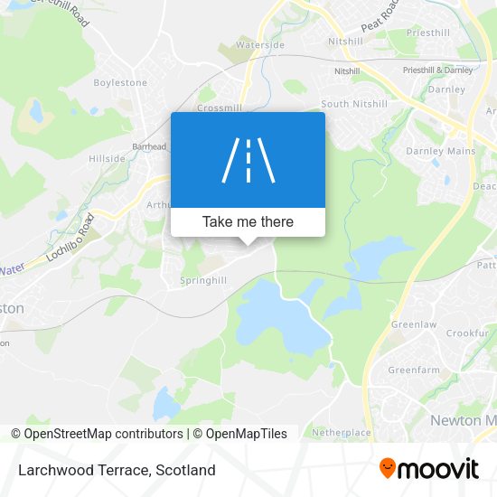 Larchwood Terrace map