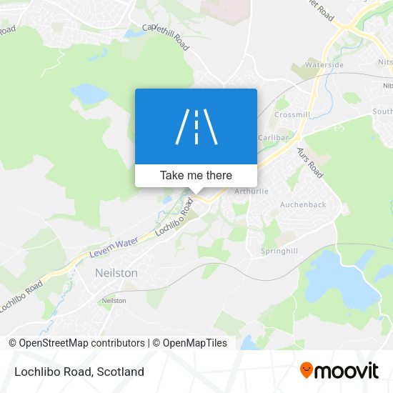 Lochlibo Road map