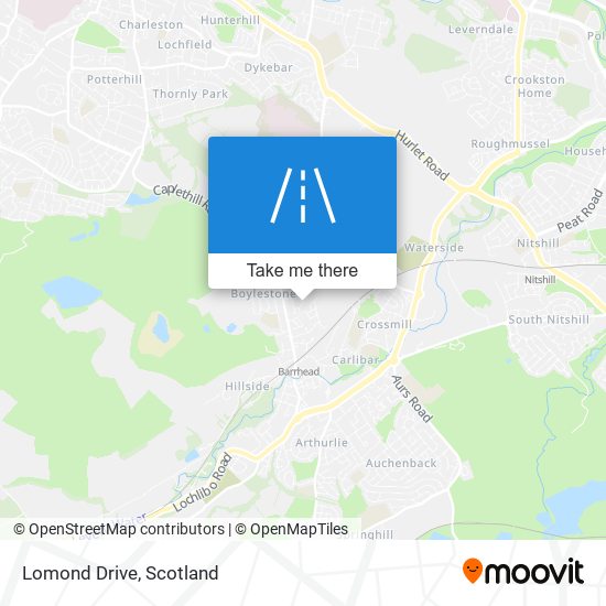 Lomond Drive map