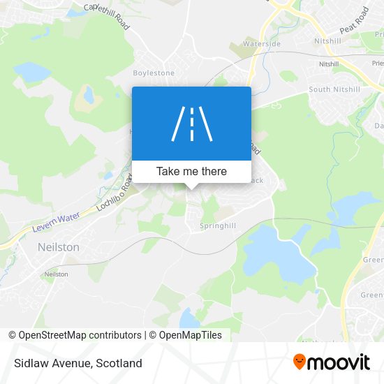 Sidlaw Avenue map