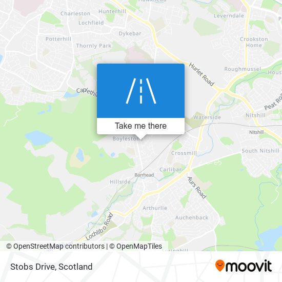 Stobs Drive map