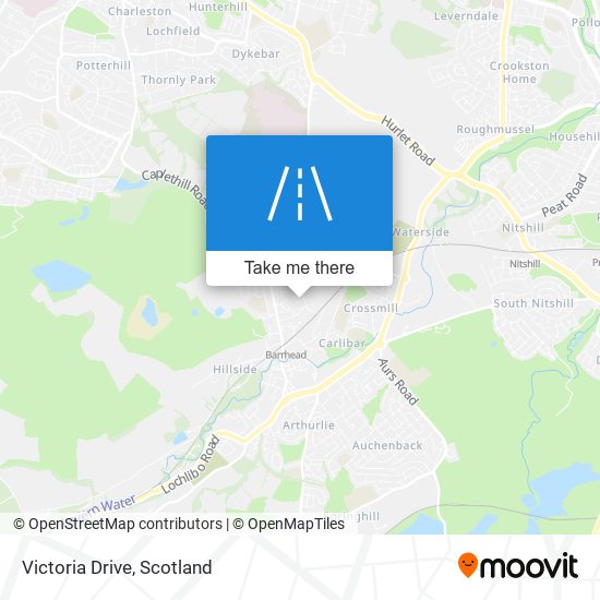 Victoria Drive map