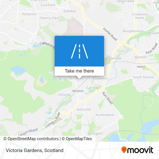 Victoria Gardens map