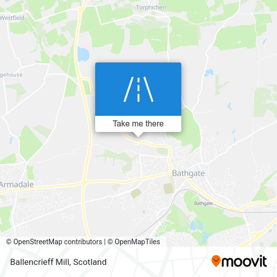 Ballencrieff Mill map