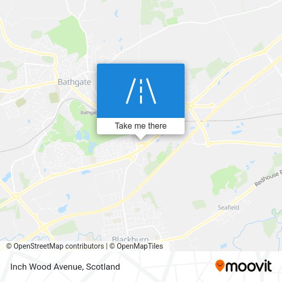 Inch Wood Avenue map