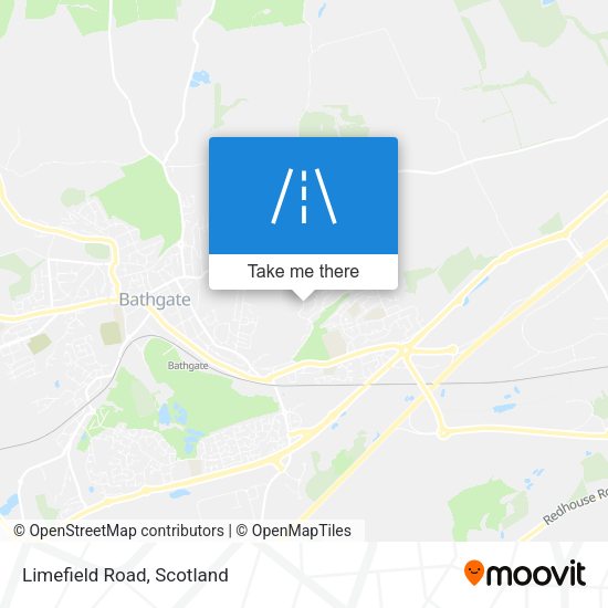 Limefield Road map