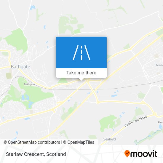 Starlaw Crescent map