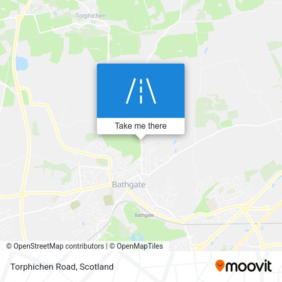 Torphichen Road map