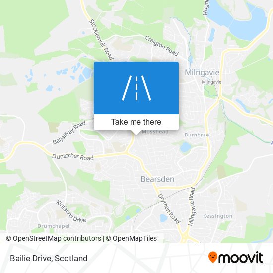 Bailie Drive map
