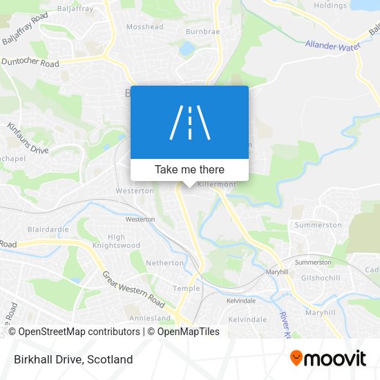 Birkhall Drive map