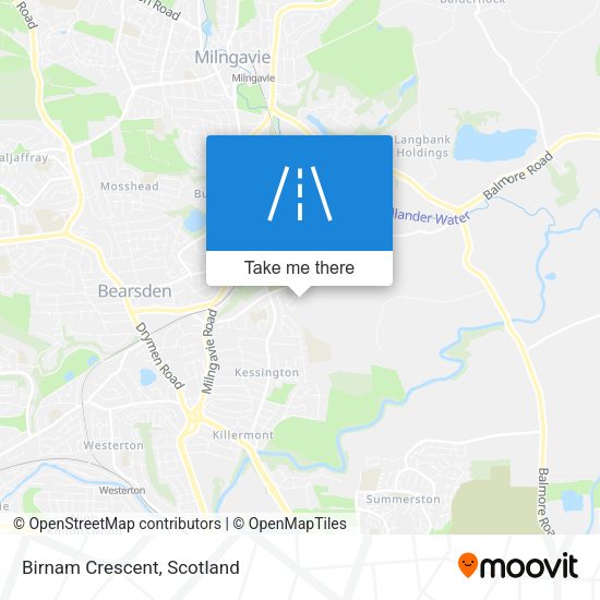 Birnam Crescent map