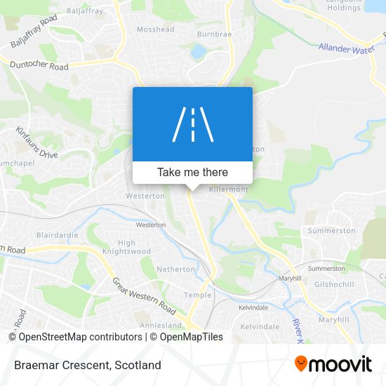 Braemar Crescent map