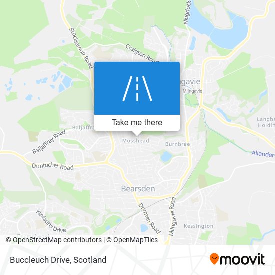 Buccleuch Drive map