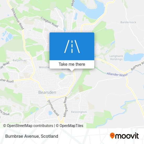 Burnbrae Avenue map