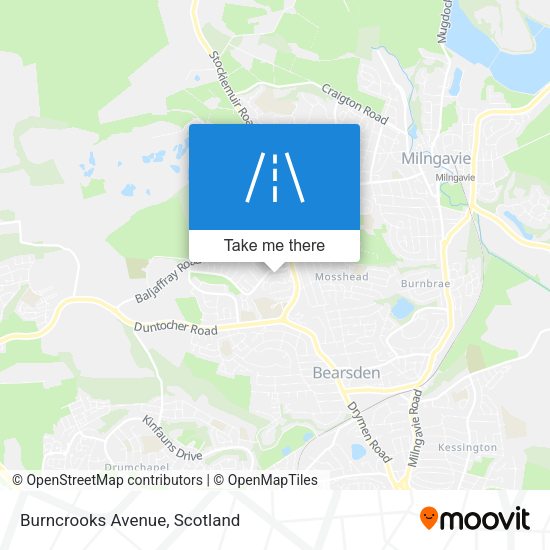 Burncrooks Avenue map