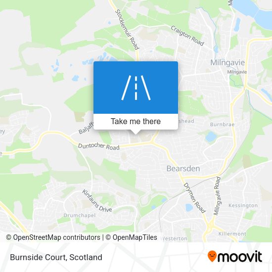 Burnside Court map
