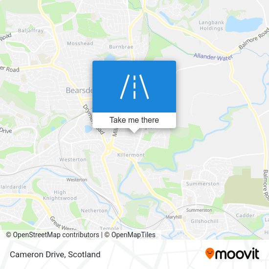 Cameron Drive map