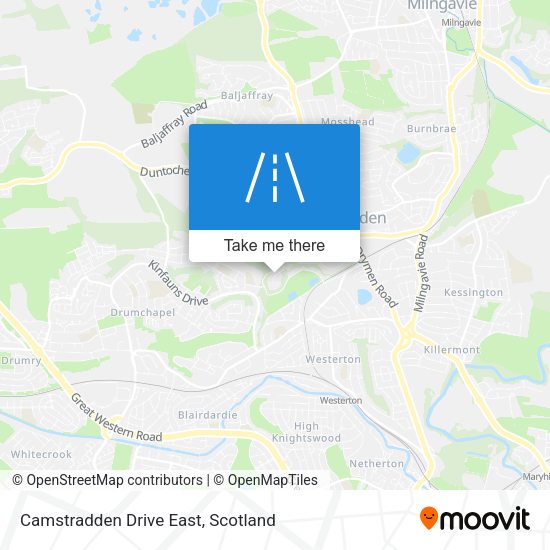 Camstradden Drive East map