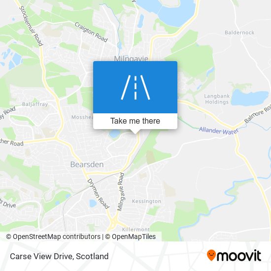 Carse View Drive map