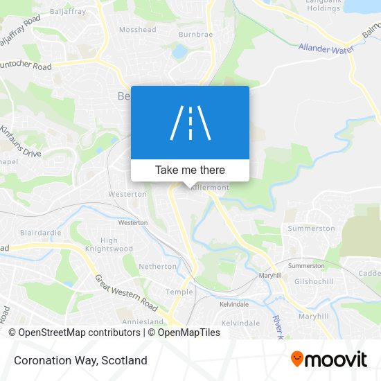 Coronation Way map