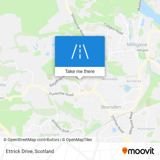 Ettrick Drive map