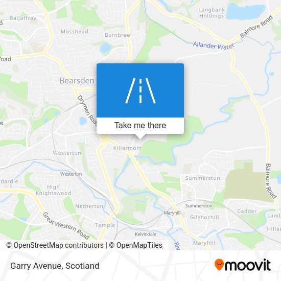 Garry Avenue map