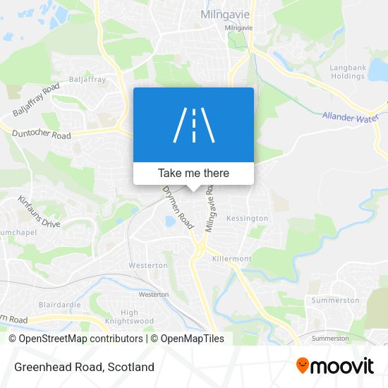 Greenhead Road map