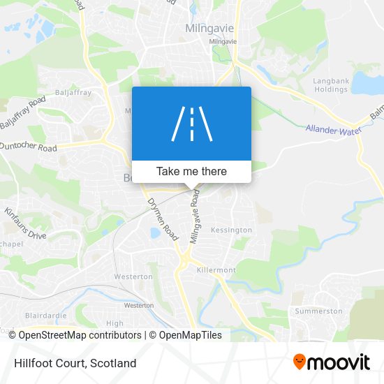 Hillfoot Court map
