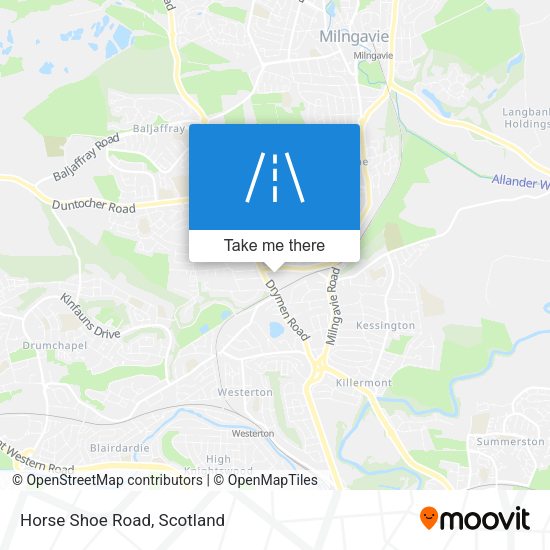 Horse Shoe Road map