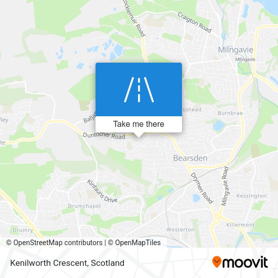 Kenilworth Crescent map