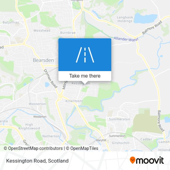 Kessington Road map