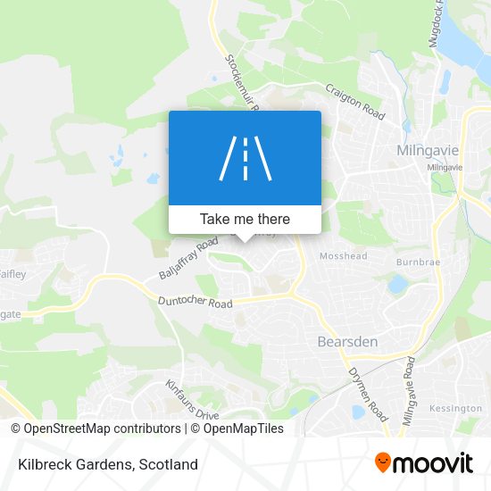 Kilbreck Gardens map