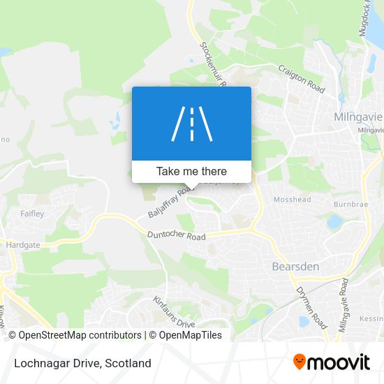 Lochnagar Drive map