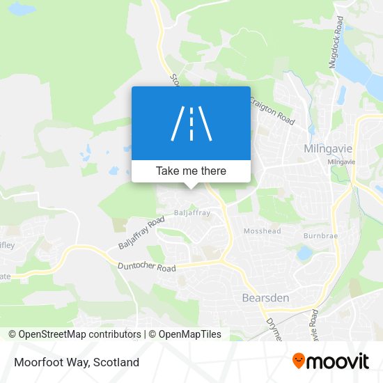 Moorfoot Way map