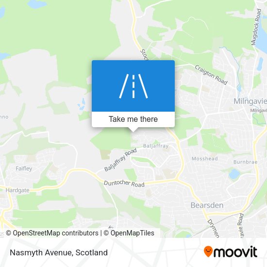 Nasmyth Avenue map