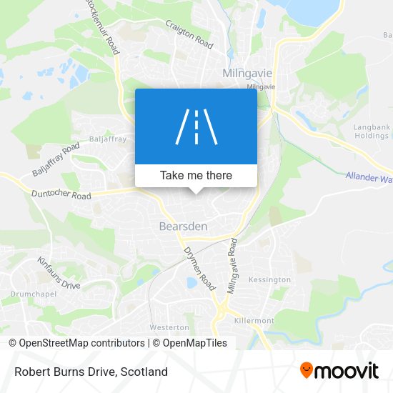 Robert Burns Drive map