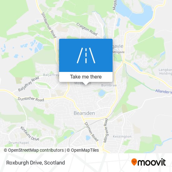 Roxburgh Drive map