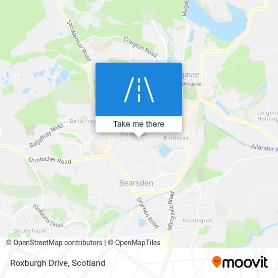 Roxburgh Drive map