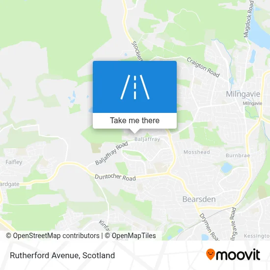 Rutherford Avenue map