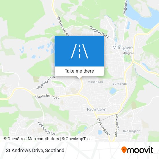 St Andrews Drive map