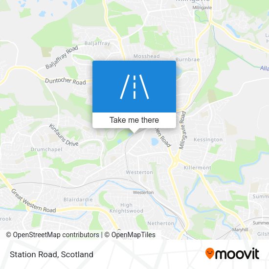 Station Road map