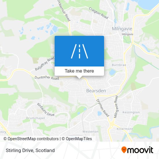 Stirling Drive map